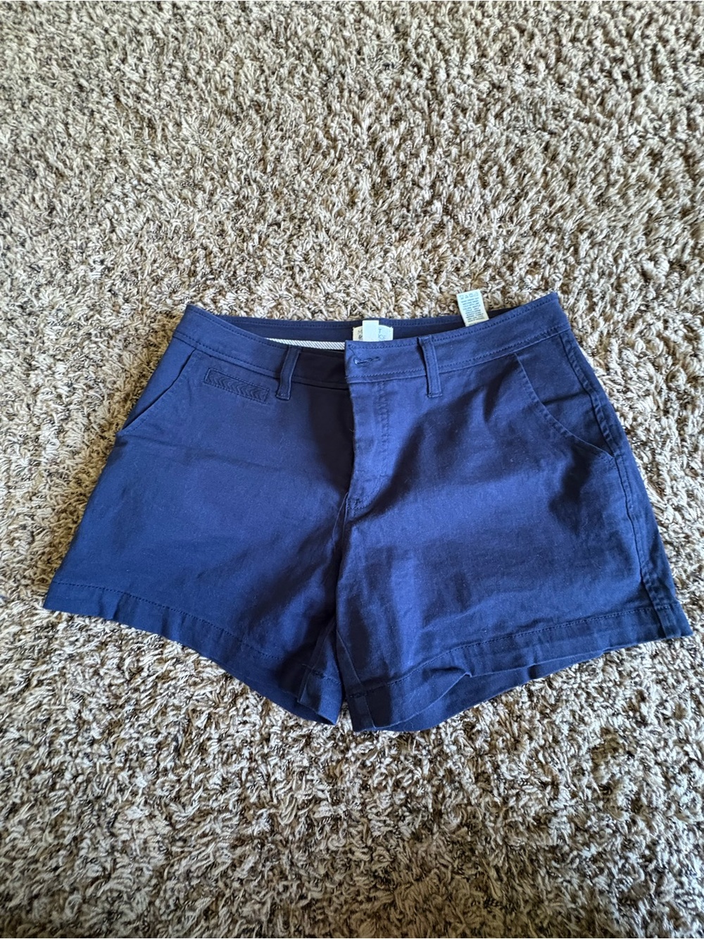 Market & Spruce Navy Women's Cotton Shorts